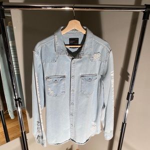Light wash demin shirt from Zara